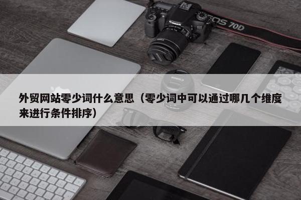 外贸网站零少词什么意思（零少词中可以通过哪几个维度来进行条件排序）