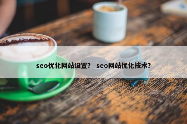 seo优化网站设置？ seo网站优化技术？