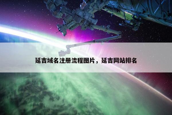 延吉域名注册流程图片，延吉网站排名