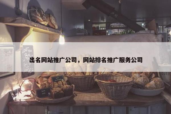 出名网站推广公司，网站排名推广服务公司