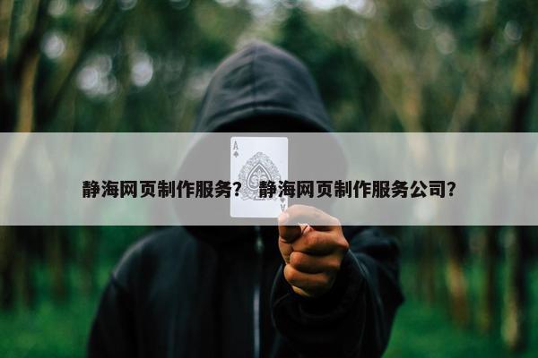 静海网页制作服务？ 静海网页制作服务公司？