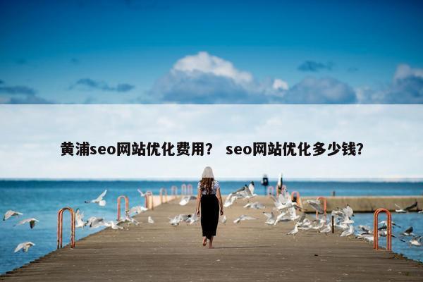 黄浦seo网站优化费用？ seo网站优化多少钱？