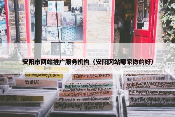 安阳市网站推广服务机构（安阳网站哪家做的好）