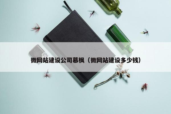 微网站建设公司慕枫（微网站建设多少钱）