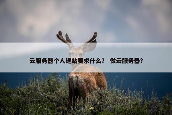 云服务器个人建站要求什么？ 做云服务器？