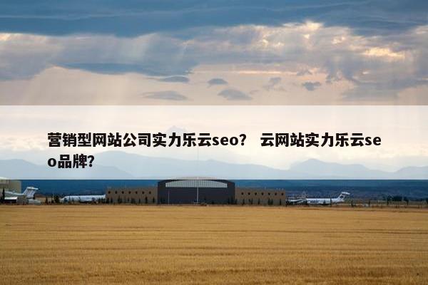 营销型网站公司实力乐云seo？ 云网站实力乐云seo品牌？