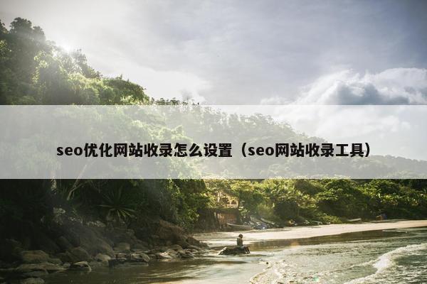 seo优化网站收录怎么设置(seo网站收录工具) seo优化网站收录怎么设置(seo网站收录工具)