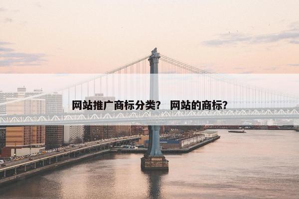网站推广商标分类？ 网站的商标？