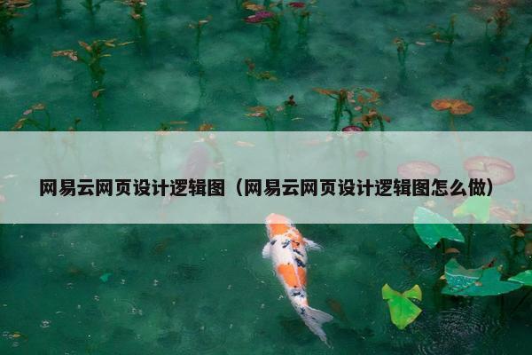 网易云网页设计逻辑图（网易云网页设计逻辑图怎么做）