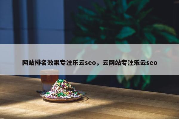 网站排名效果专注乐云seo，云网站专注乐云seo
