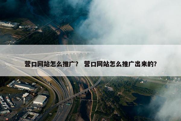 营口网站怎么推广？ 营口网站怎么推广出来的？