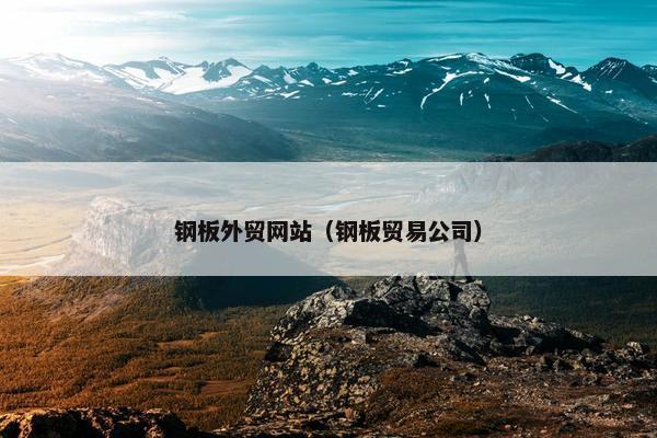钢板外贸网站（钢板贸易公司）