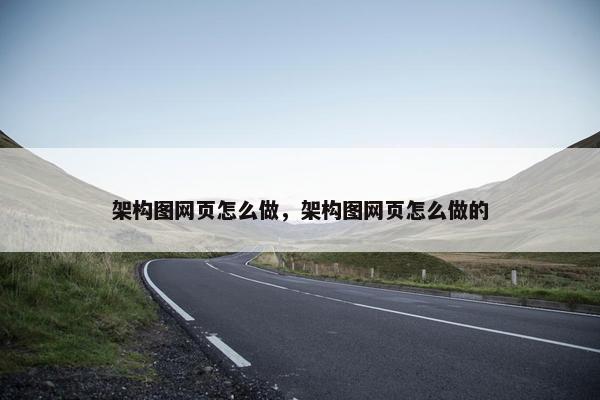 架构图网页怎么做，架构图网页怎么做的