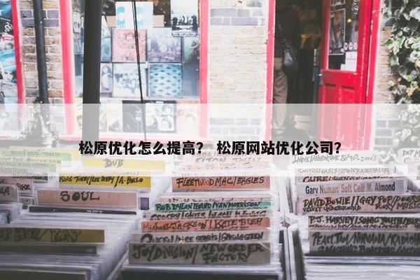 松原优化怎么提高？ 松原网站优化公司？