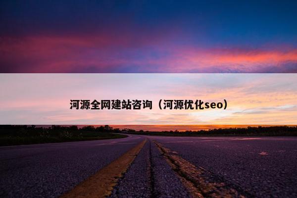 河源全网建站咨询（河源优化seo）
