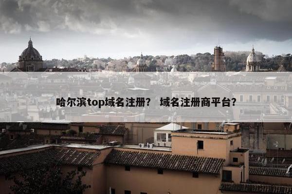 哈尔滨top域名注册？ 域名注册商平台？