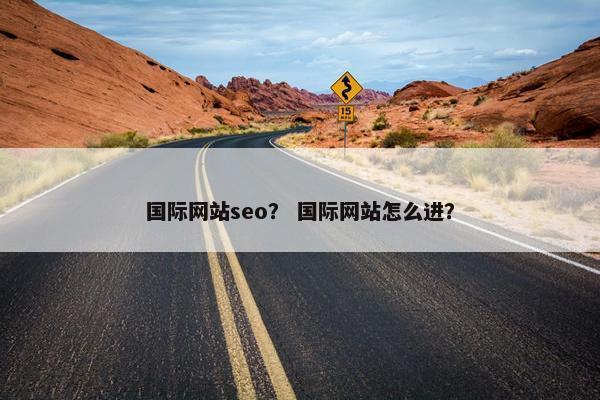 国际网站seo？ 国际网站怎么进？