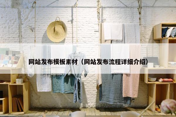 网站发布模板素材（网站发布流程详细介绍）