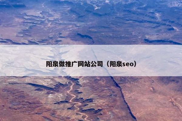 阳泉做推广网站公司（阳泉seo）