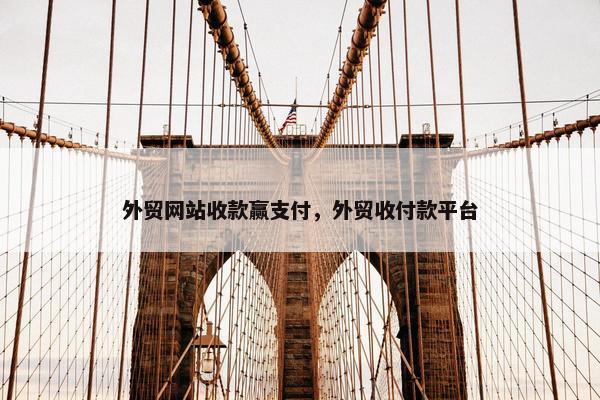 外贸网站收款赢支付，外贸收付款平台