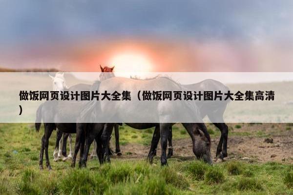 做饭网页设计图片大全集（做饭网页设计图片大全集高清）