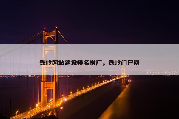 铁岭网站建设排名推广，铁岭门户网