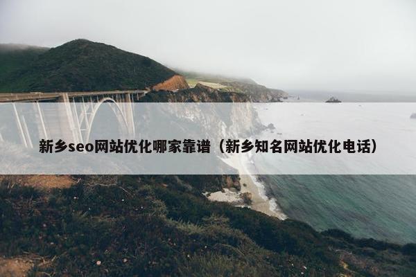 新乡seo网站优化哪家靠谱（新乡知名网站优化电话）