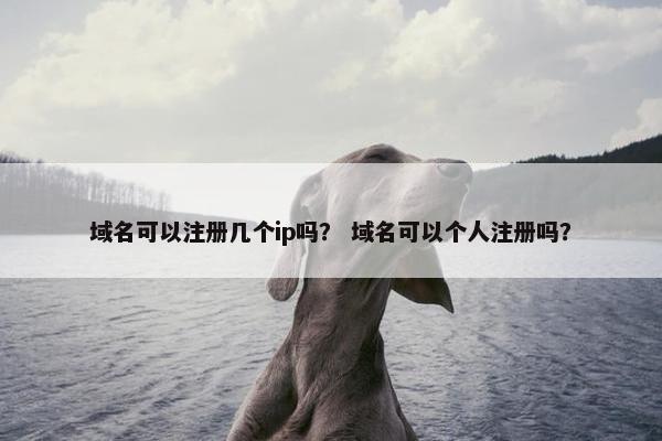 域名可以注册几个ip吗？ 域名可以个人注册吗？
