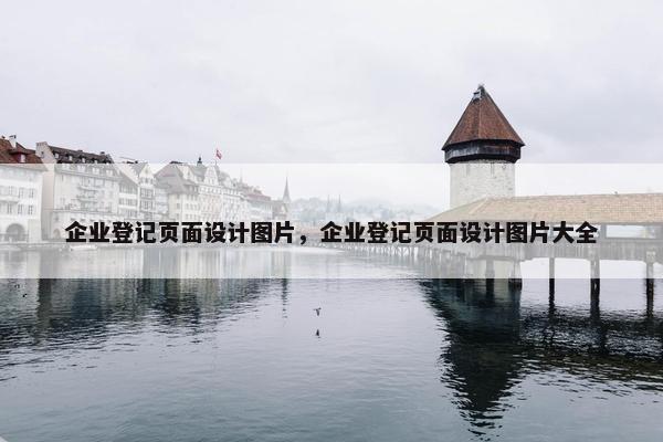 企业登记页面设计图片，企业登记页面设计图片大全