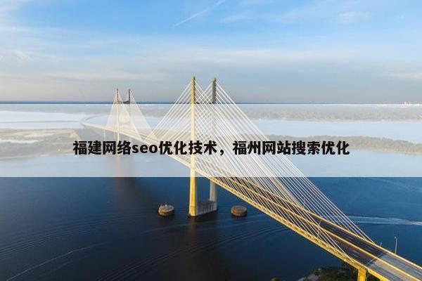 福建网络seo优化技术，福州网站搜索优化