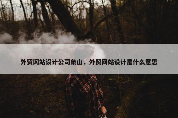 外贸网站设计公司象山，外贸网站设计是什么意思