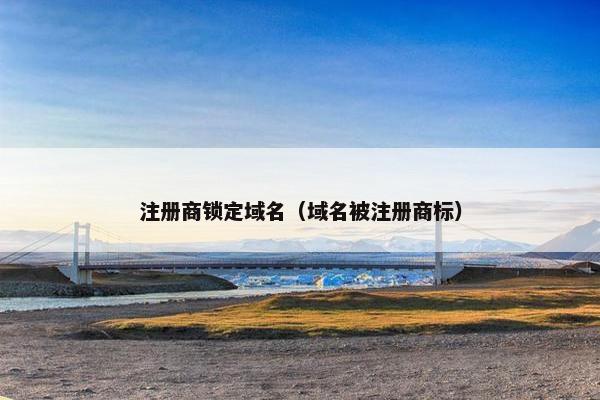 注册商锁定域名（域名被注册商标）