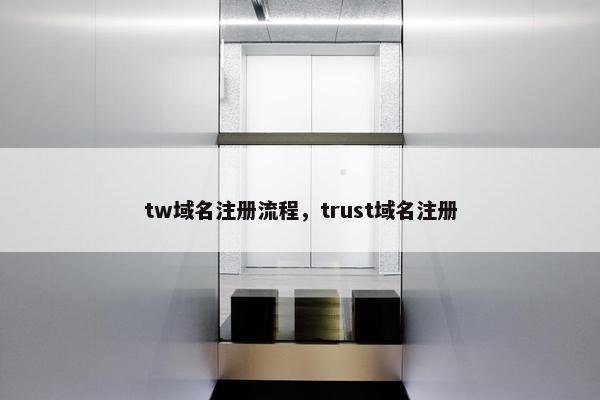 tw域名注册流程，trust域名注册