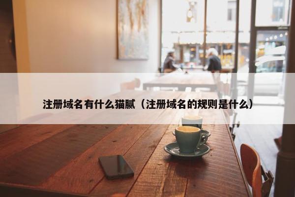 注册域名有什么猫腻（注册域名的规则是什么）