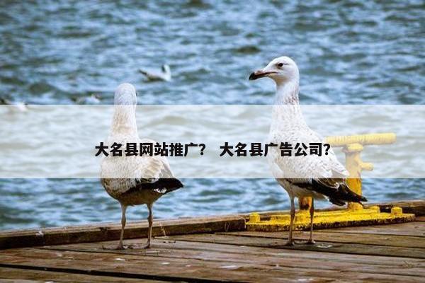 大名县网站推广？ 大名县广告公司？