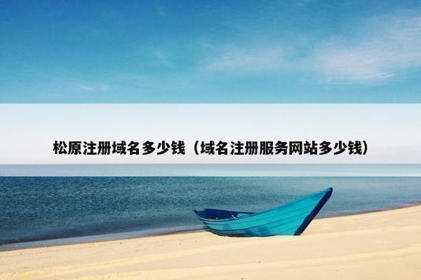 松原注册域名多少钱（域名注册服务网站多少钱）