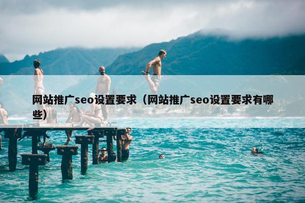 网站推广seo设置要求（网站推广seo设置要求有哪些）