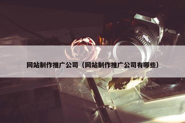 网站制作推广公司（网站制作推广公司有哪些）