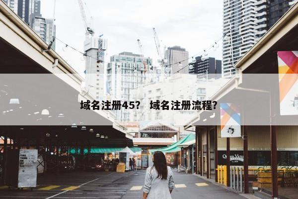 域名注册45？ 域名注册流程？