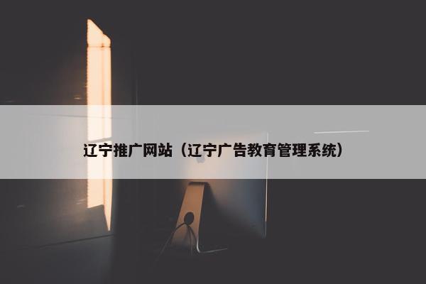 辽宁推广网站（辽宁广告教育管理系统）