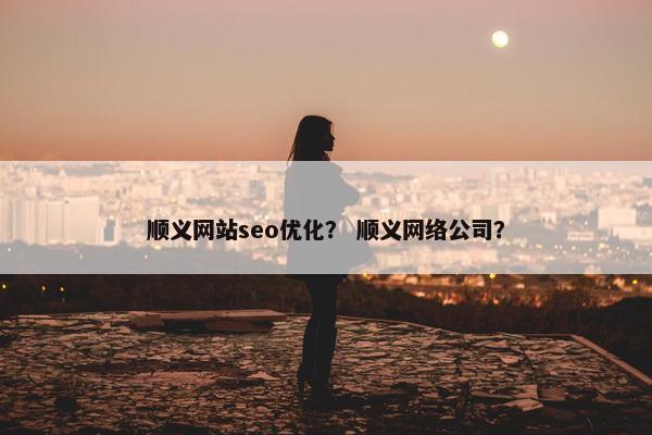 顺义网站seo优化? 顺义网络公司?
