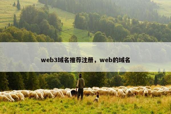 web3域名推荐注册,web的域名