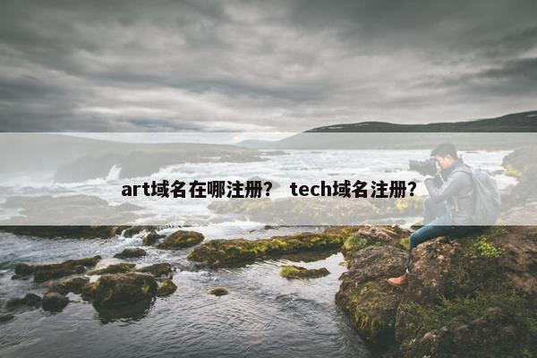 art域名在哪注册？ tech域名注册？