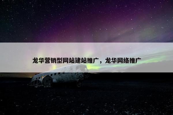 龙华营销型网站建站推广,龙华网络推广