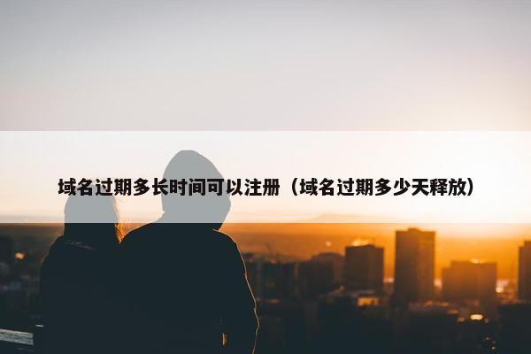 域名过期多长时间可以注册(域名过期多少天释放)