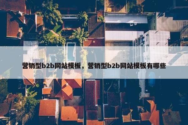 营销型b2b网站模板,营销型b2b网站模板有哪些